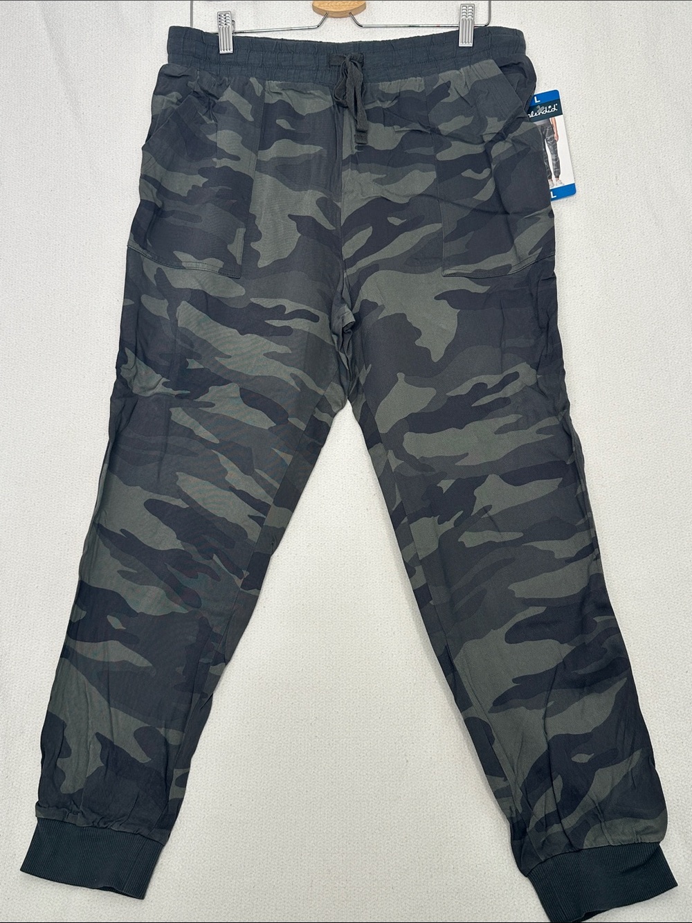Splendid Olive & Gray Camo Drawstring Joggers